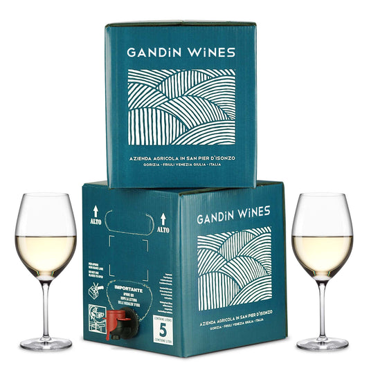 BAG IN BOX 5L SAUVIGNON IGP VENEZIA GIULIA + 5L CHARDONNAY IGP VENEZIA GIULIA