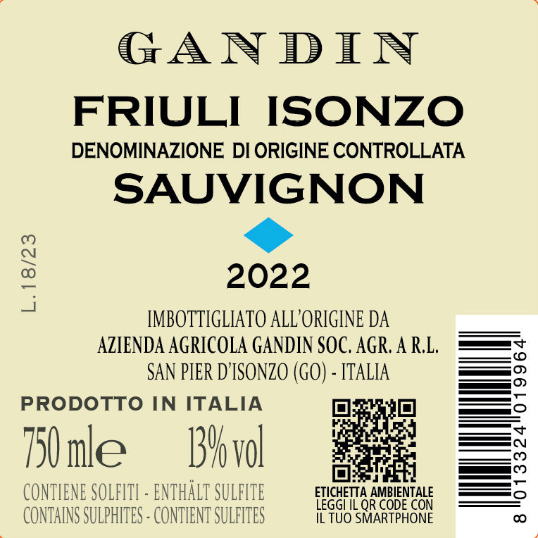 SAUVIGNON DOC FRIULI ISONZO 2022 - Combo 2 Bottiglie